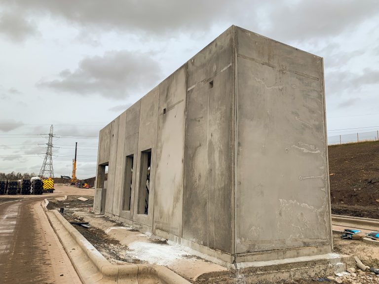 Lidl retaining walls